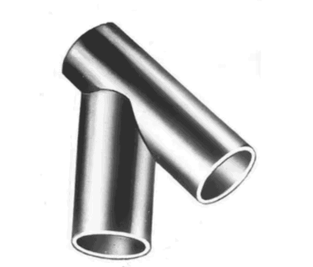 Round pipes notched with Vogel angular notching tool.