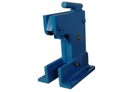 Hand operated pipe notching press
